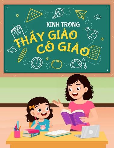 Kính trọng thầy giáo, cô giáo