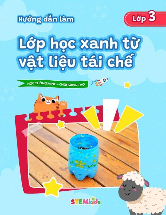 Lớp học xanh từ vật liệu tái chế