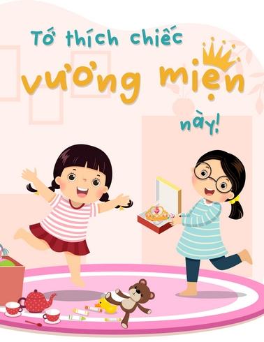 Tớ thích chiếc vương miện này!